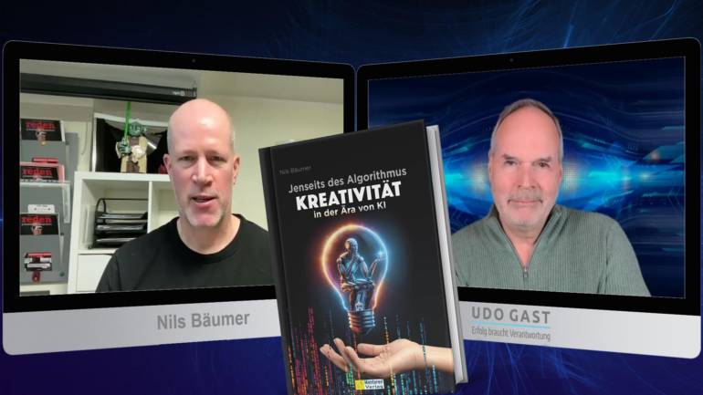 Folge 184: Nils Bäumer – Jenseits des Algorithmus – Kreativität in der Ära von KI